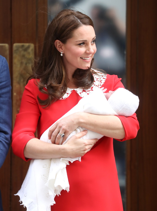 The Duke & Duchess Of Cambridge Depart The Lindo Wing With Their New Son