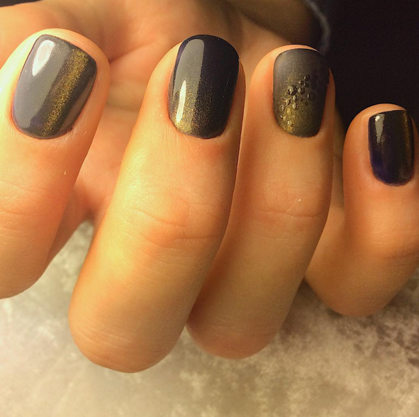 #manicure na Sylwestra 2015/2016