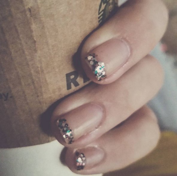 #manicure na Sylwestra 2015/2016