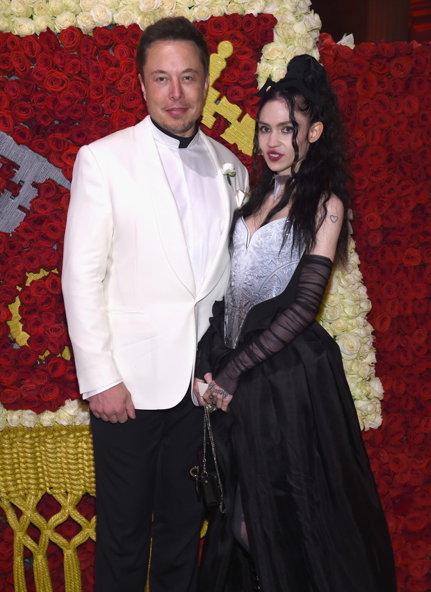 Elon Musk i Grimes na Met Gala 2018