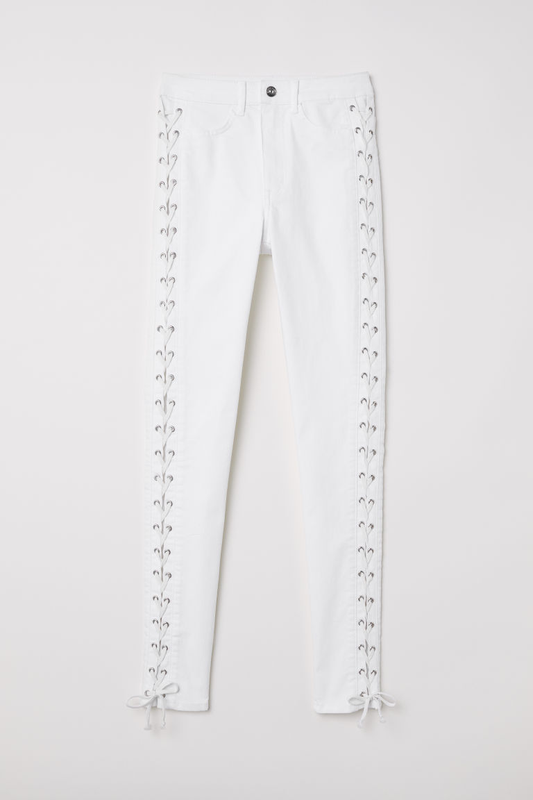 Spodnie białe H&M