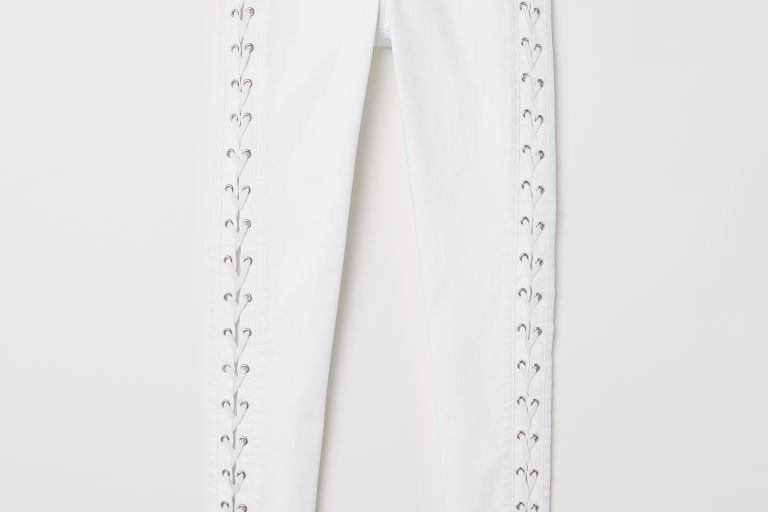 Spodnie białe H&M