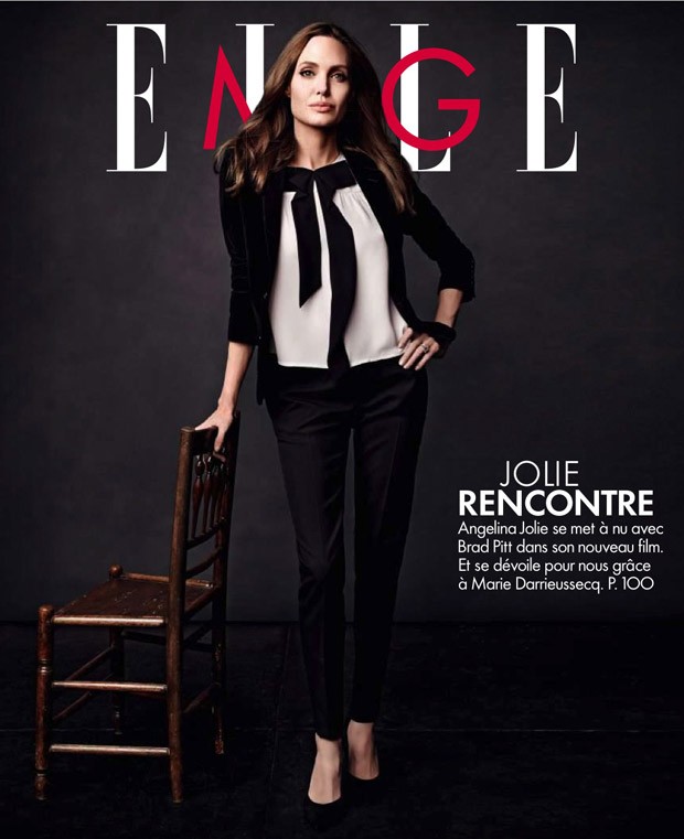 Angelina Jolie w stylowej sesji dla ELLE France