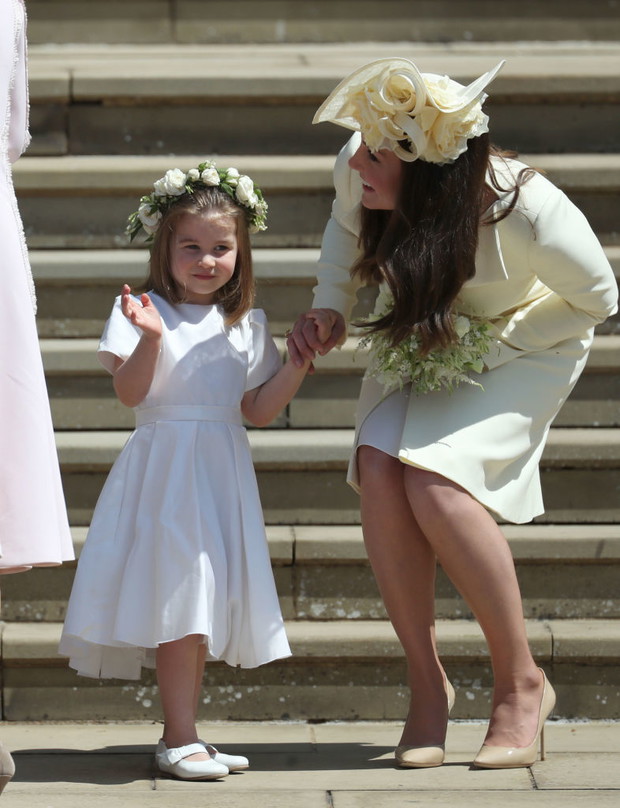 Mała Charlotte i księżna Kate