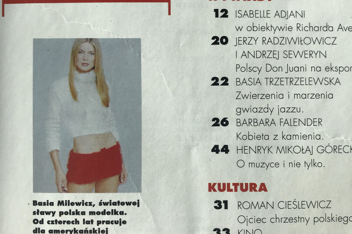 Opis okładki ELLE