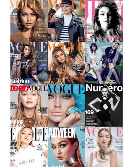 #Sylwester w stylu gwiazd i modelek, fot. @gigihadid