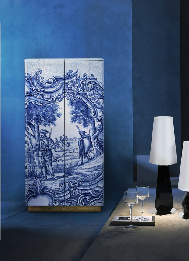 Piękne wnętrza: wzory jak z chińskiej porcelany