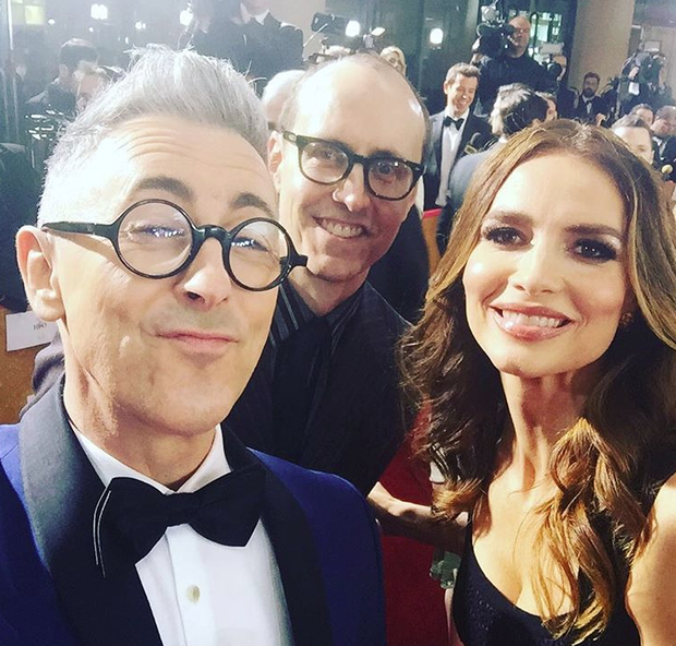 Złote globy 2016: gwiazdy na Instagramie, Alan Cumming, fot. @alancummingsnaps