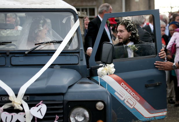 Kit Harington and Rose Leslie wedding