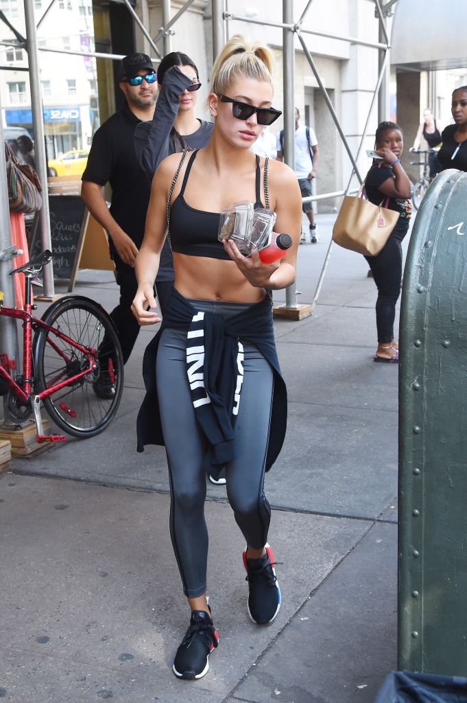 Hailey Baldwin wracająca z treningu z Kendall Jenner
