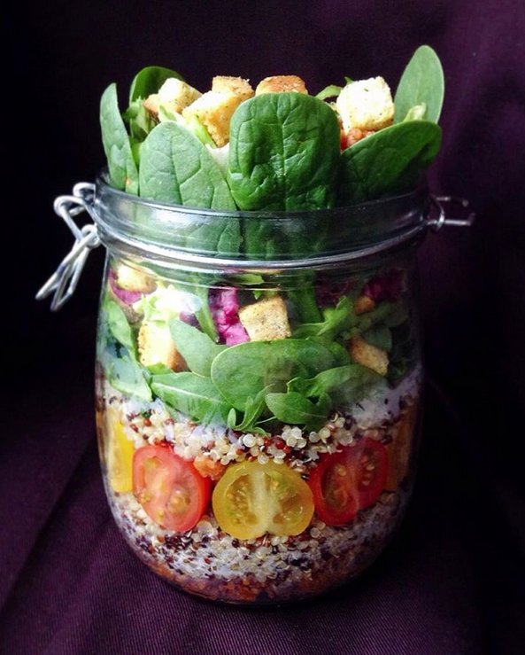 #Jarsalad - sałatka w słoiku