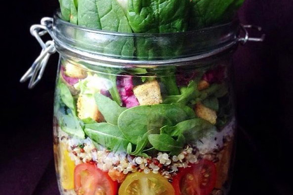 #Jarsalad - sałatka w słoiku
