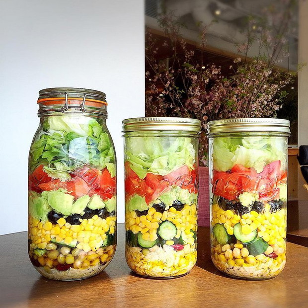 #Jarsalad - sałatka w słoiku