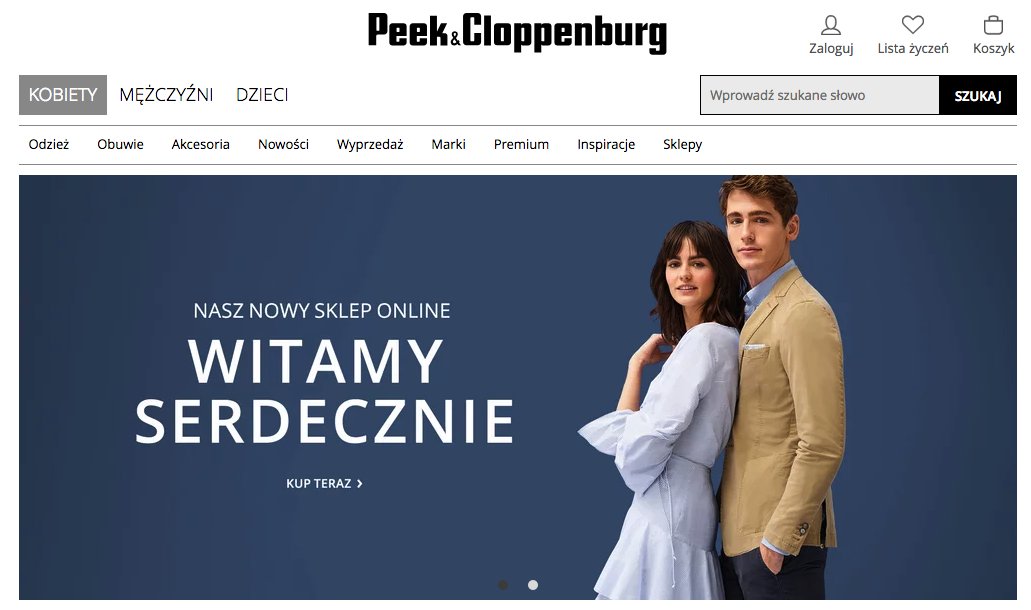 Peek&Cloppenburg otwiera sklep internetowy