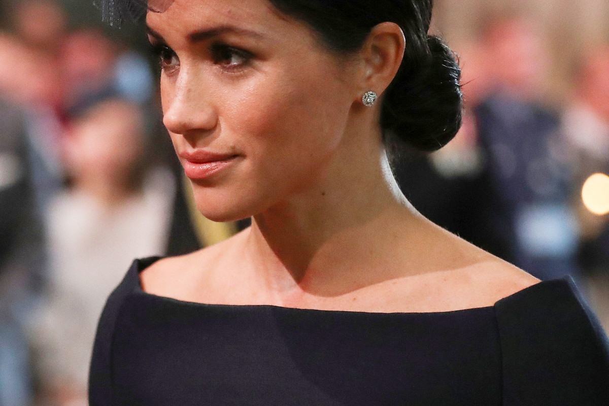 Meghan Markle na obchodach 100. rocznicy Royal Air Force w opactwie Westminster Abbey, 10.07.2018.