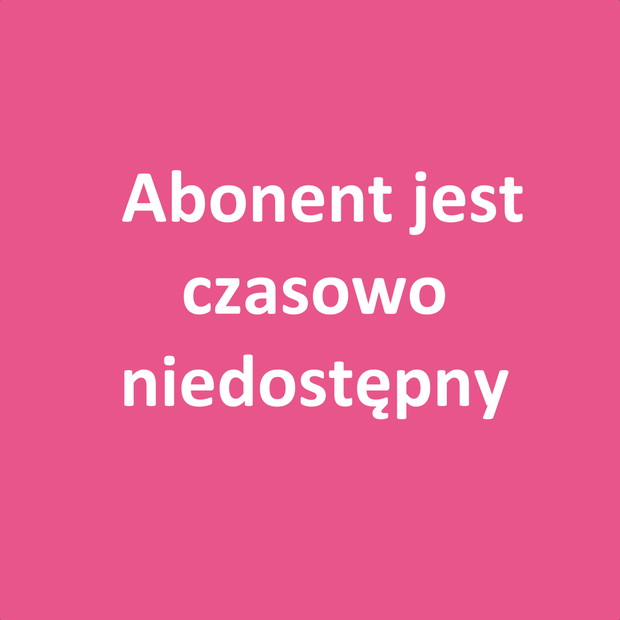Abonent jest czasowo niedostępny - tekst