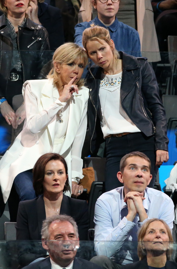 French Presidential Candidate Emmanuel Macron Holds Campaign Rally
