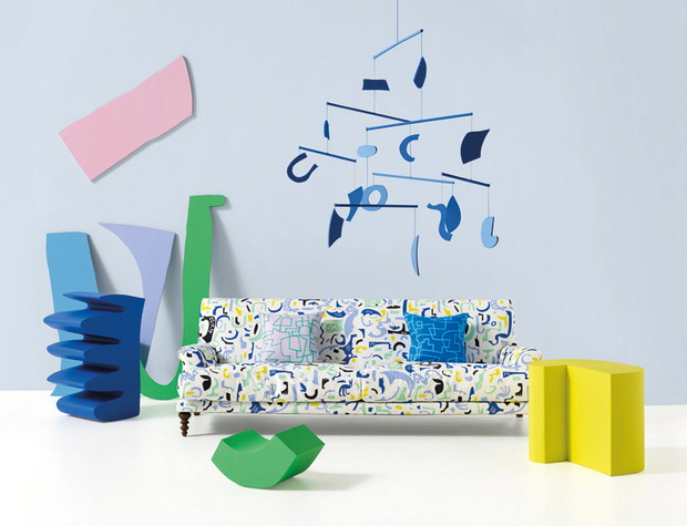 Doodle we wnętrzach - Jon Burgerman dla Kirkby Design