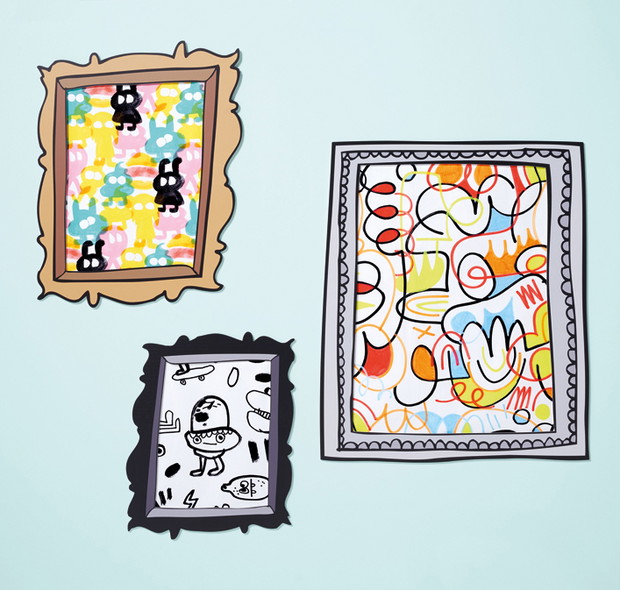 Doodle we wnętrzach - Jon Burgerman dla Kirkby Design