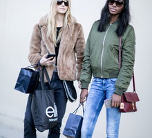 Street fashion: modelki off duty w Nowym Jorku