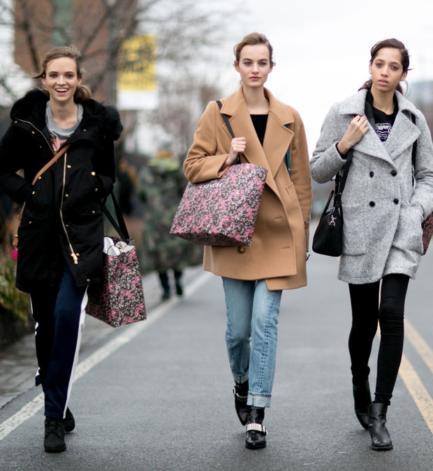 Street fashion: modelki off duty w Nowym Jorku