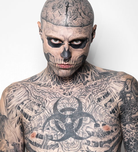 Zombie Boy bez tatuaży. Jak wyglądał?