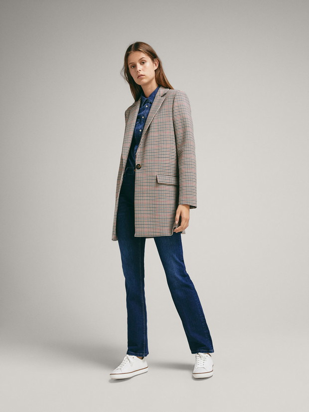 Płaszcz Massimo Dutti dla niskich osoób