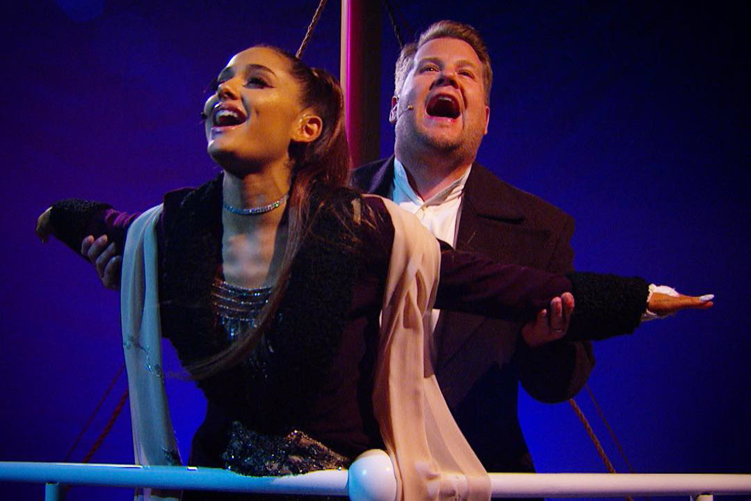 Ariana Grande i James Corden odtworzyli "Titanica"