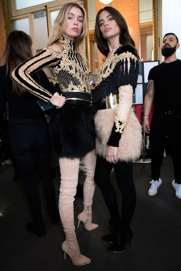 Balmain jesień-zima 2016/2017 - backstage