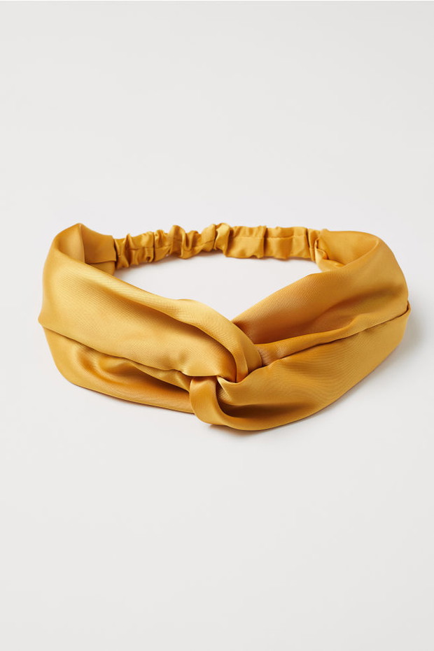 Satynowa opaska do włosów H&M