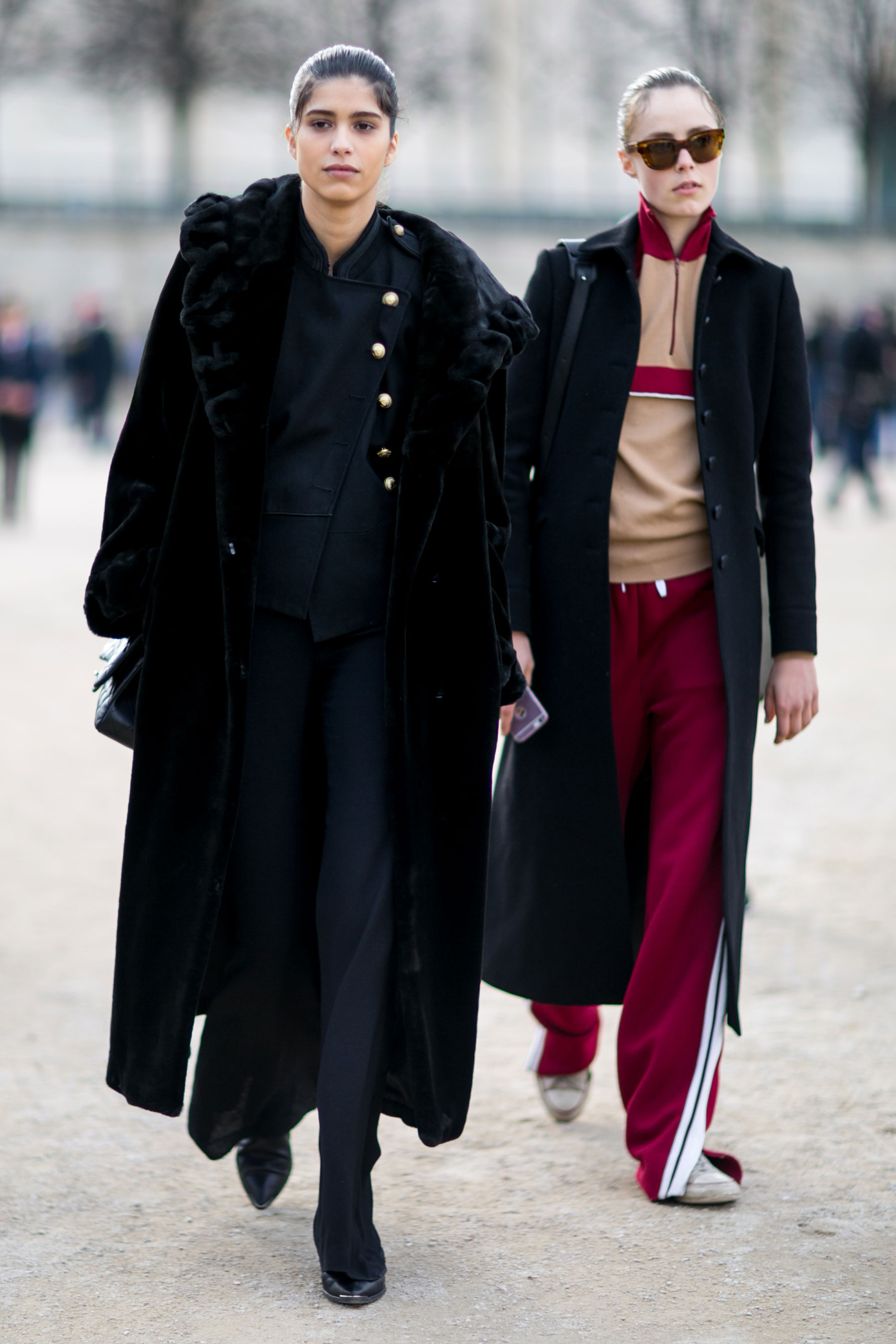 Street fashion: modelki off duty na Paris Fashion Week j-z 2016/2017