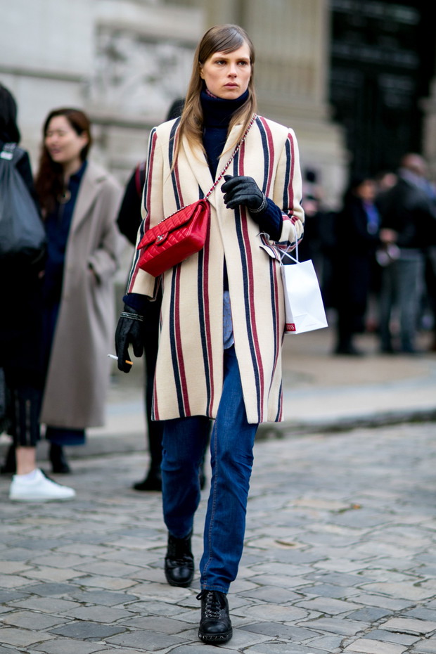 Street fashion: modelki off duty na Paris Fashion Week j-z 2016/2017