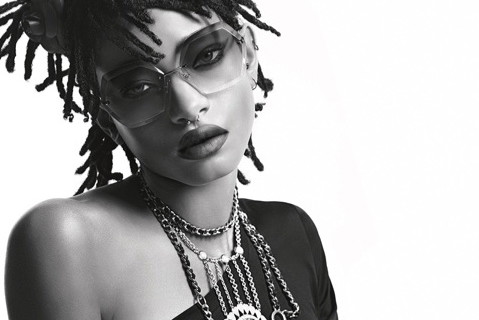 Willow Smith w kampanii Chanel Eyewear, fot. Karl Lagerfeld