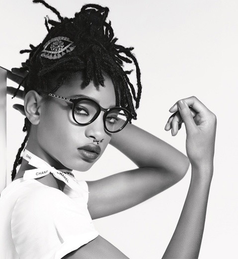Willow Smith w kampanii Chanel Eyewear, fot. Karl Lagerfeld