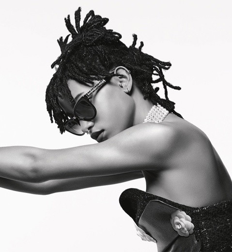 Willow Smith w kampanii Chanel Eyewear, fot. Karl Lagerfeld