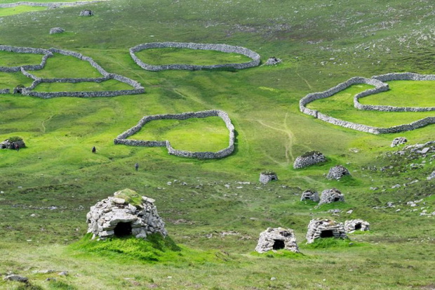 The islands of St Kilda archipelago in Scotland