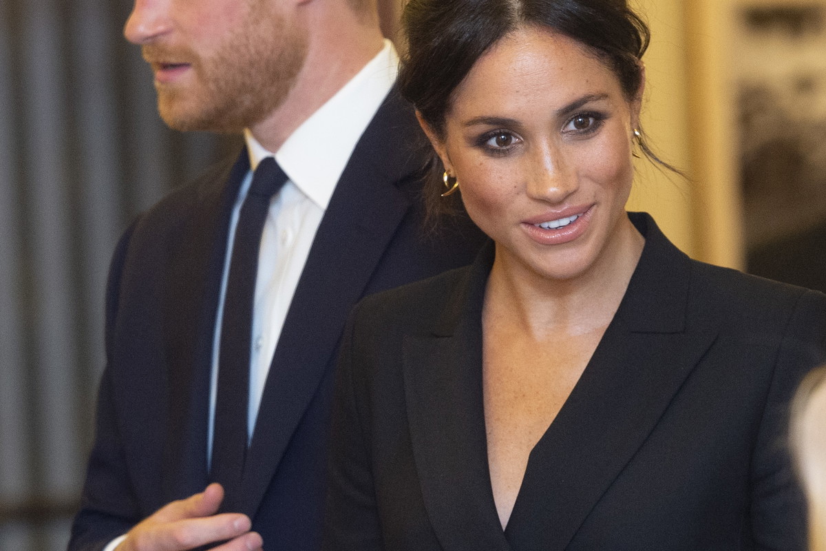 Książę Harry i Meghan Markle na spektaklu "Hamilton" w Victoria Palace Theatre