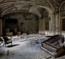 Wnętrza hotelu Lee Plaza, Detroit, USA