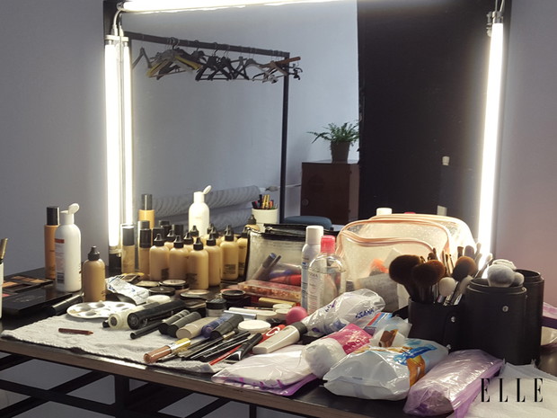 Backstage sesji w majowym ELLE
