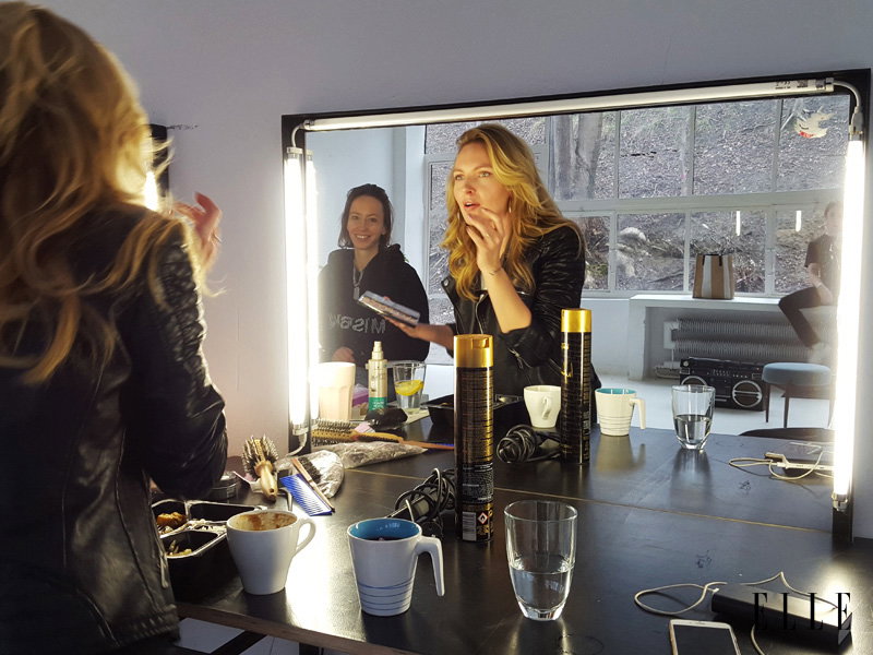 Backstage sesji w majowym ELLE