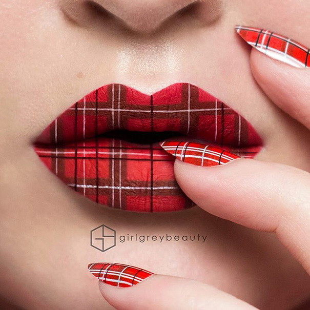 Makijaż ust jak sztuka. Poznaj Girl Grey Beauty
