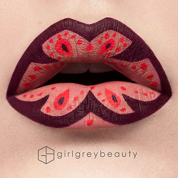Makijaż ust jak sztuka. Poznaj Girl Grey Beauty