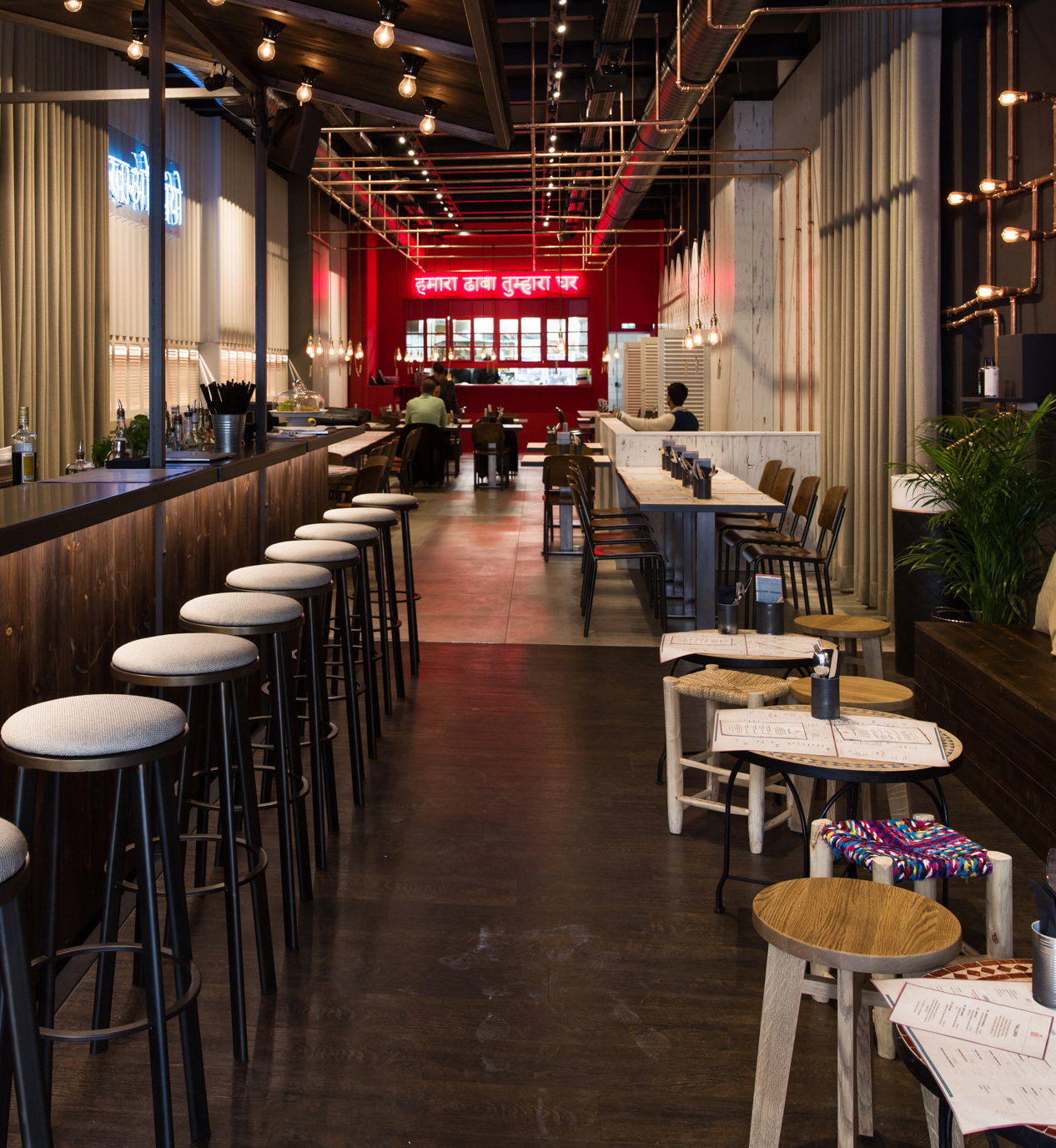 Stylowe wnętrza: indyjskie klimaty we frankfurckiej restauracji