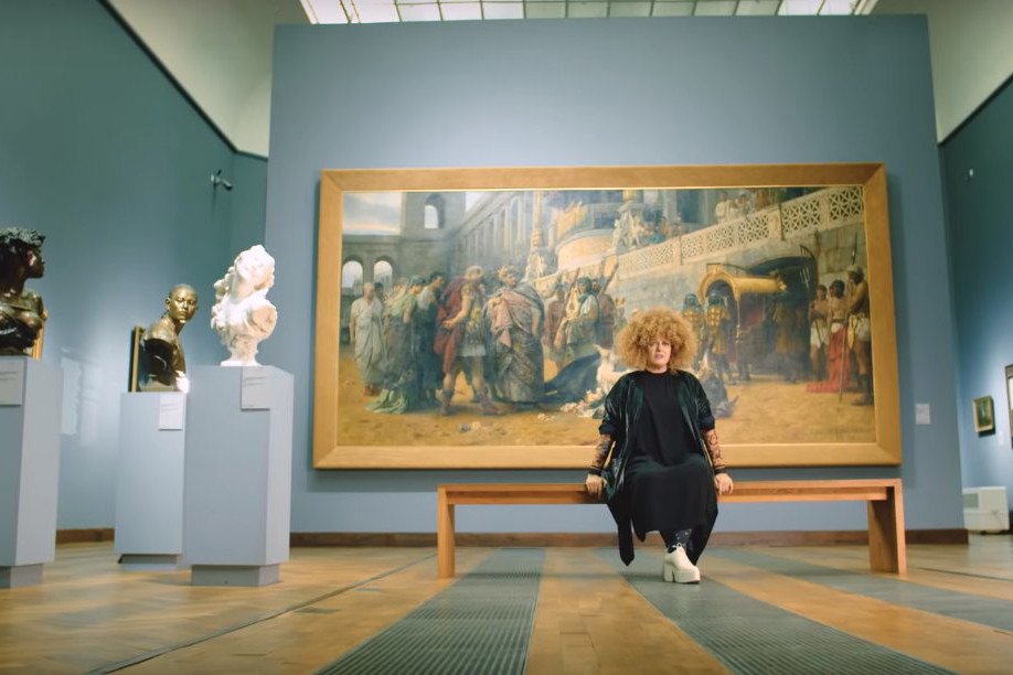 Kasia Nosowska w Muzeum Narodowym
