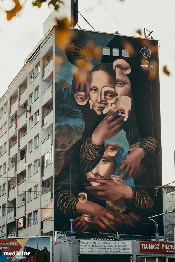 Mural Beaty Śliwińskiej Barrakuz dla Medicine, Warszawa
