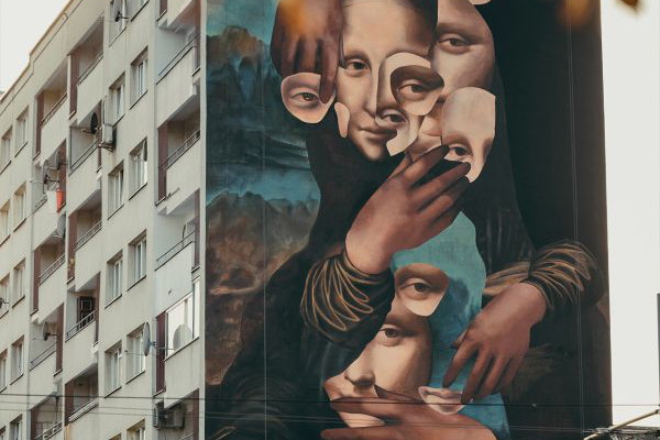 Mural Beaty Śliwińskiej Barrakuz dla Medicine, Warszawa