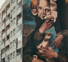Mural Beaty Śliwińskiej Barrakuz dla Medicine, Warszawa