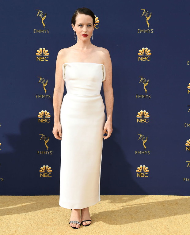 Emmy Awards 2018: suknie gwiazd, Claire Foy