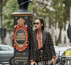 Londyński Tydzień Mody - street style