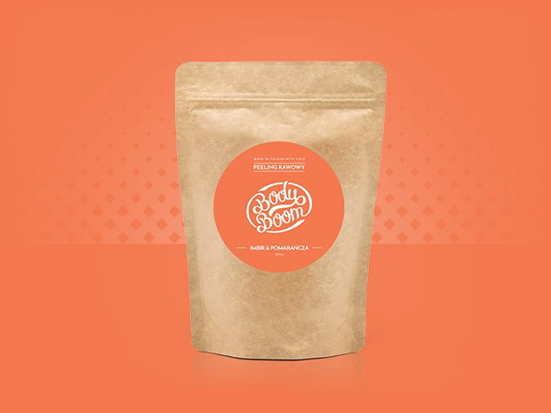Kawowy peeling Body Boom Imbir i Pomarańcze